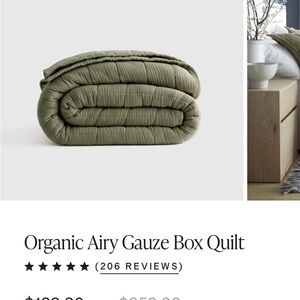 Quince Organic Airy Gauze Box Quilt